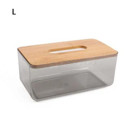 Modern Acrylic Tissue Case with Eco-Friendly