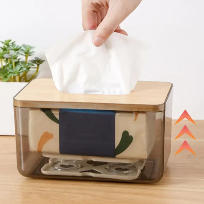 Automatic Spring Tissue Holder – Inner Tray for Car & Kitchen Use
