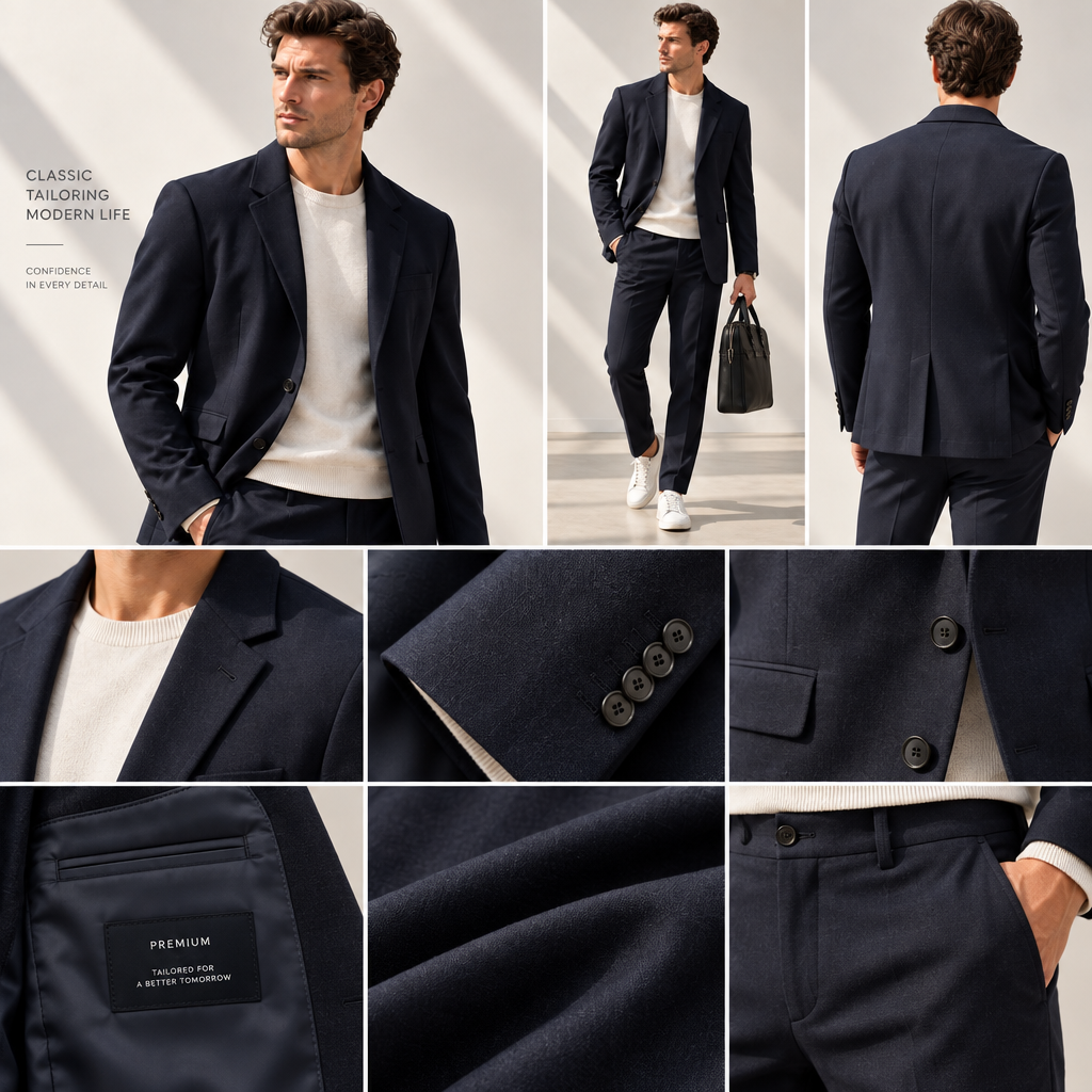 AFIRSTA™ AxisForm Adaptive Blazer – Tailored Comfort for Work, Travel & Everyday Style