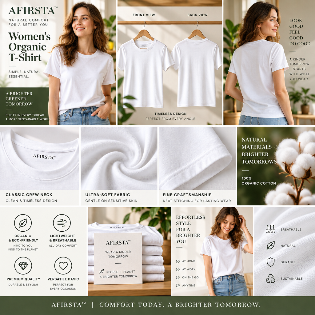 AFIRSTA™ AirContour Sculpted Everyday T-Shirt