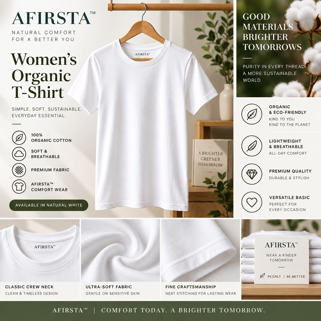 AFIRSTA™ AirContour Sculpted Everyday T-Shirt
